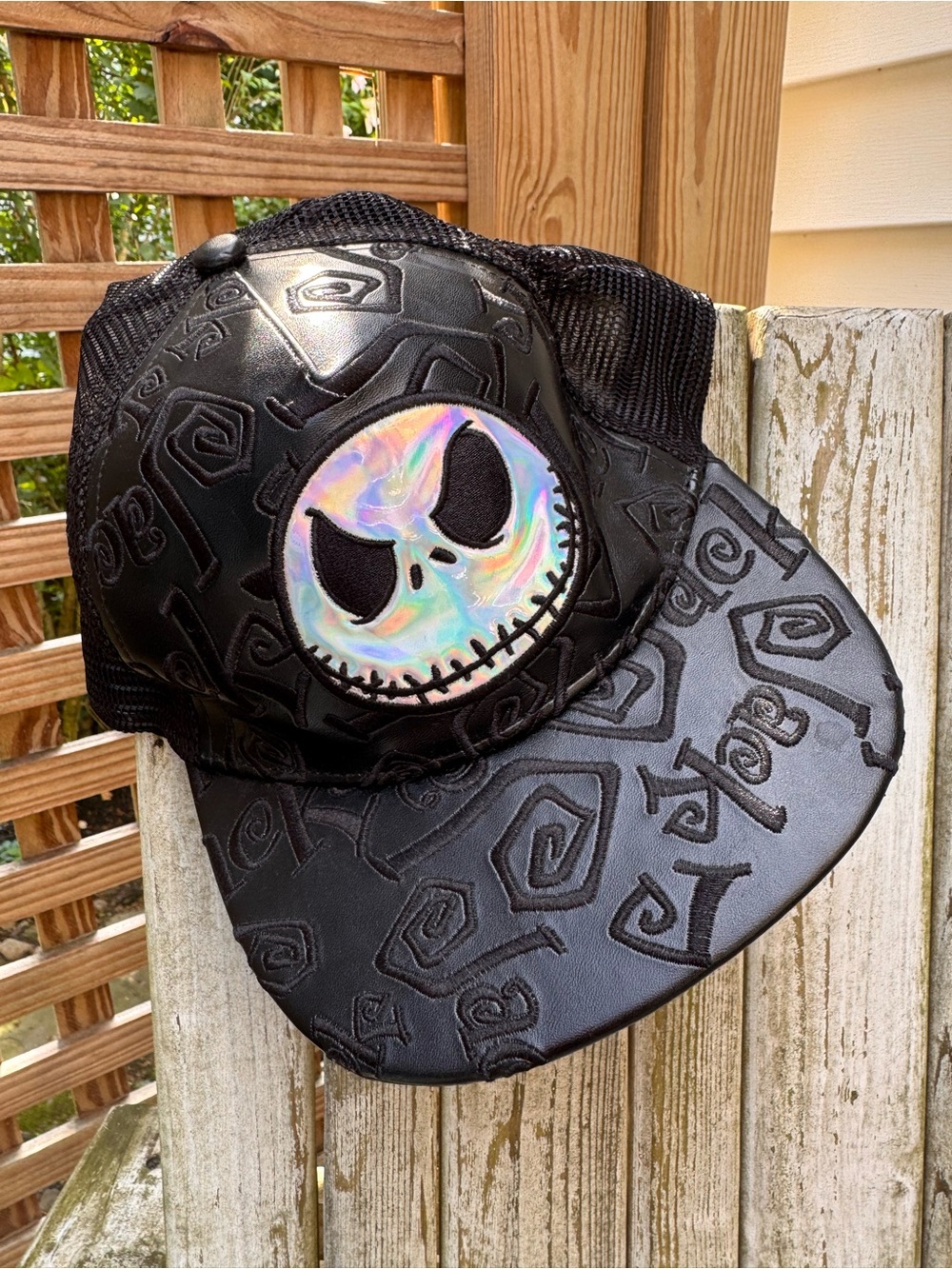 Disney The Nightmare Before Christmas Jack Skellington Flat Bill Hat – Men’s OS
